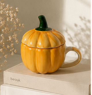 pumpkin ceramic mug
