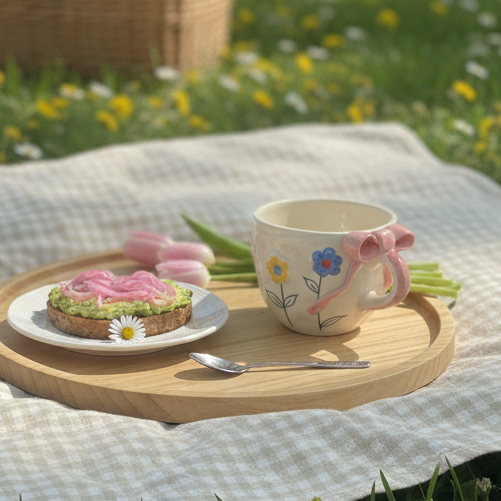 pink ceramic mugs in India