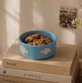 blue cloud ceramic bowl