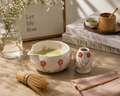 Floral Matcha Bowl Set