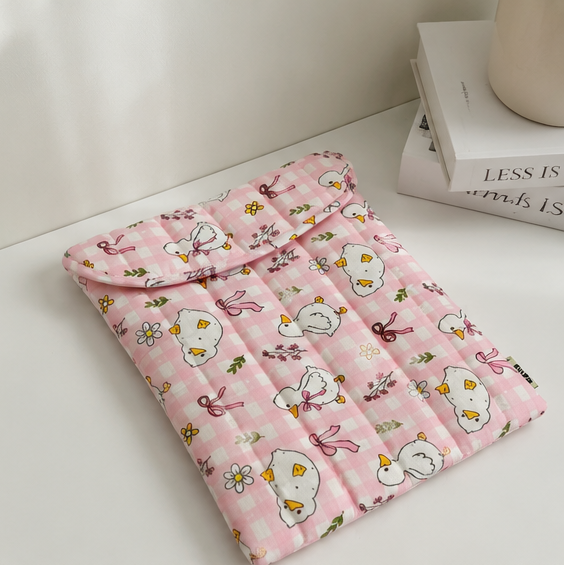 quilted laptop sleeve