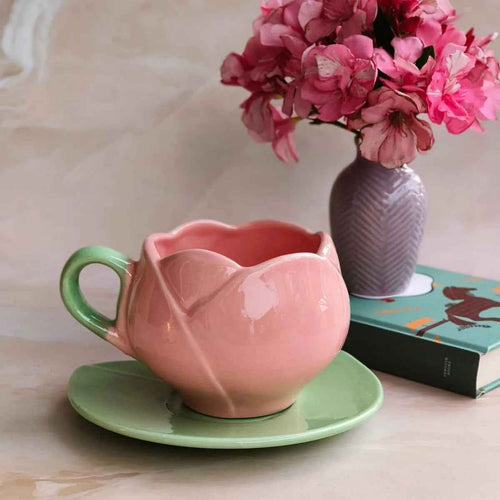 Tulip  Mug  with saucer online india 